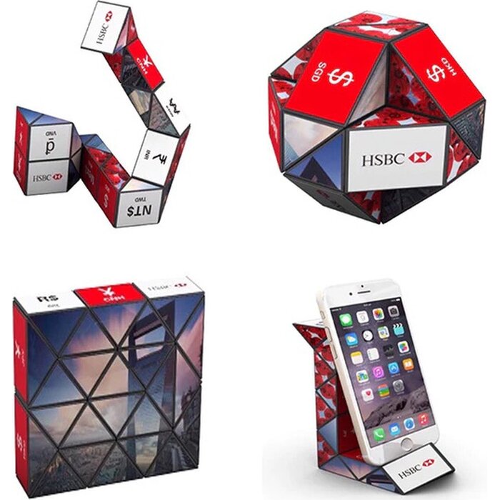 bedrukte rubiks puzzel kubus spel
