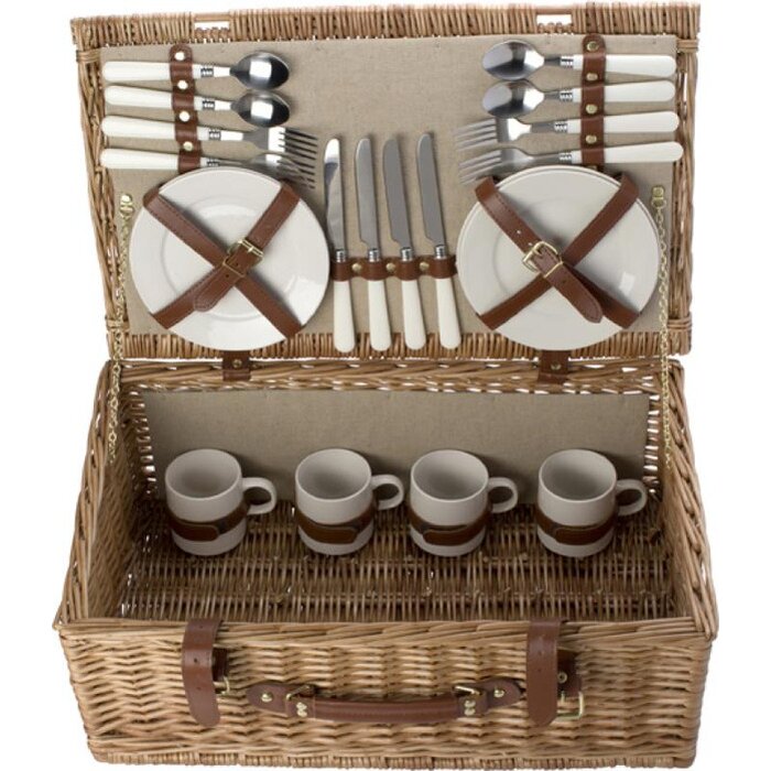 picknickmanden met opdruk