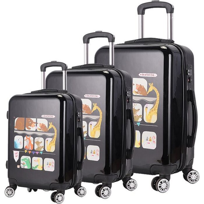bedrukte trolleys