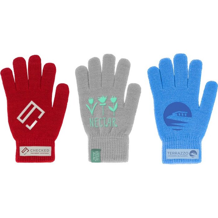 bedrukte handschoenen