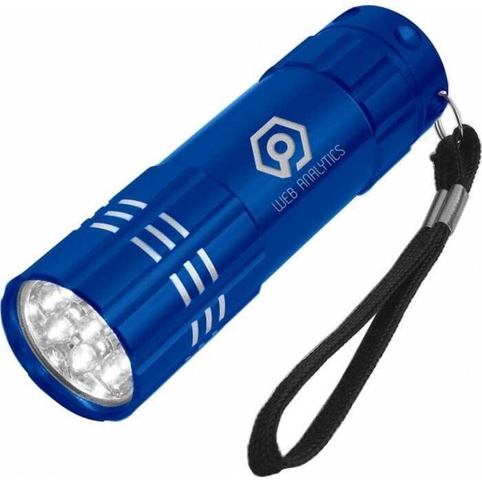 zaklamp met logo