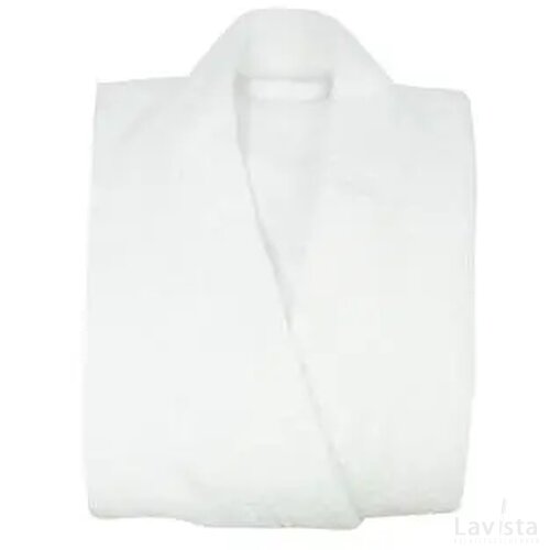 Sophie Muval Badjas Kimono Model 380 Gr/m2 Wit S/m