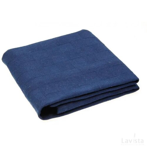 Brickstone theedoek Marine blauw