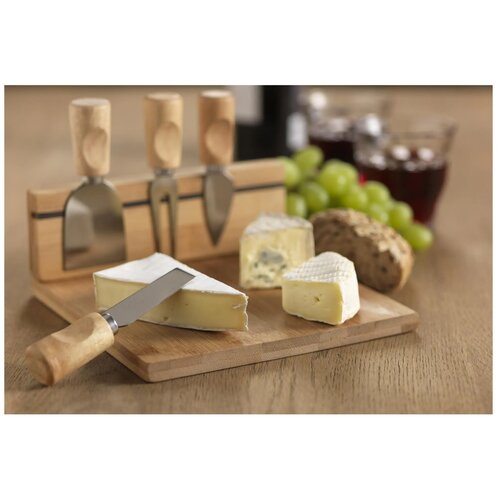 Kaasplank Met Magnetische Messenhouder