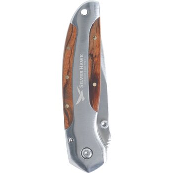 Houten survivalmes Zwart/Bruin
