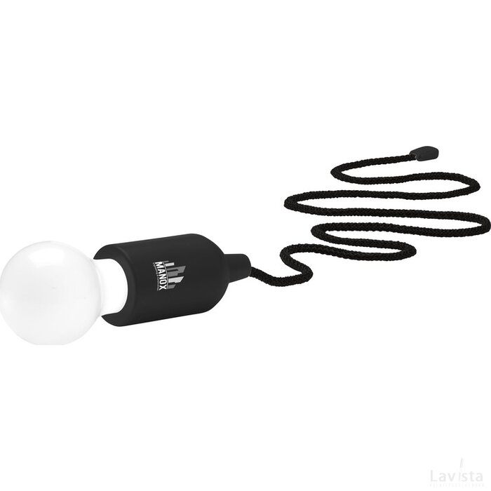 Retro Pull Light Lamp Zwart/Zwart