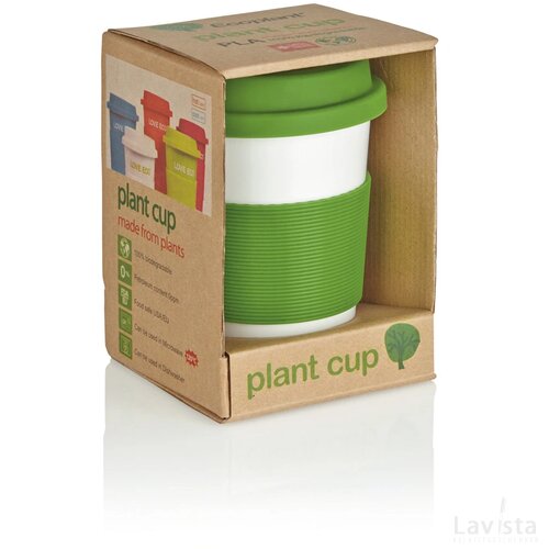 PLA koffiemok groen, wit