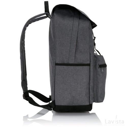 Laptop rugtas met magnetische gesp PVC-vrij grijs