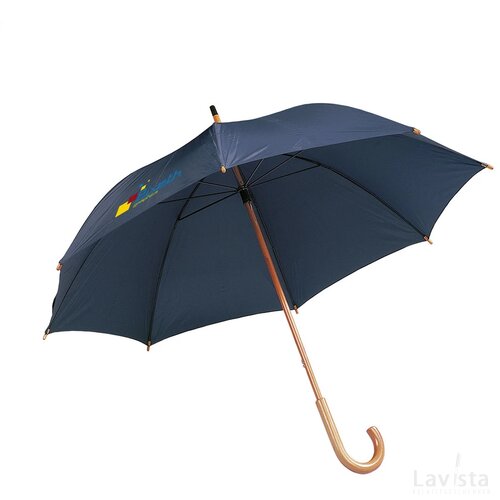 Businessclass Paraplu Blauw