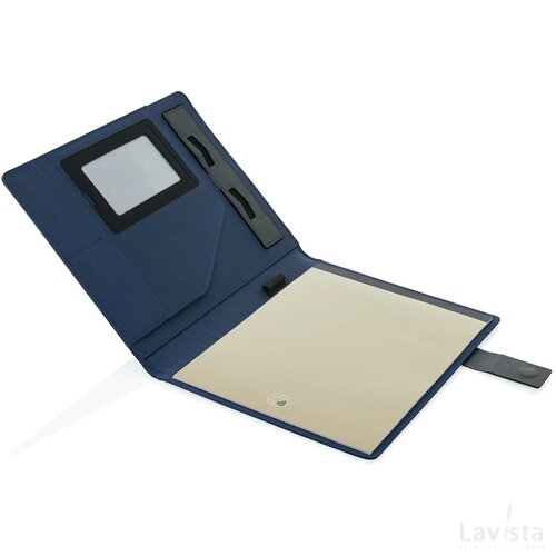 Basic tech portfolio blauw, zwart