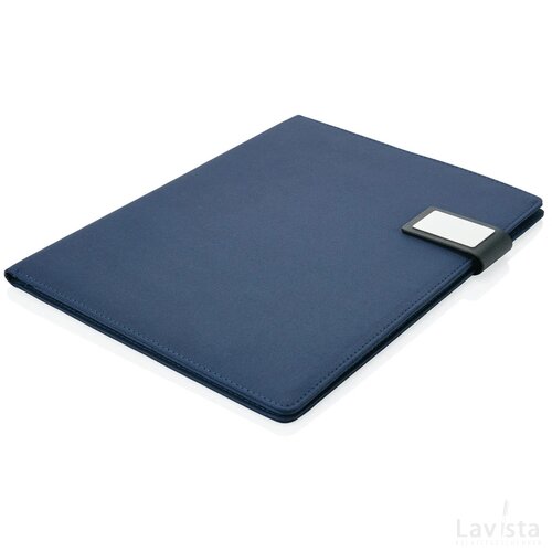 Basic tech portfolio blauw, zwart