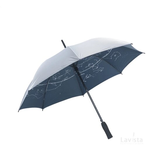 Fiberstar Stormparaplu Zilver