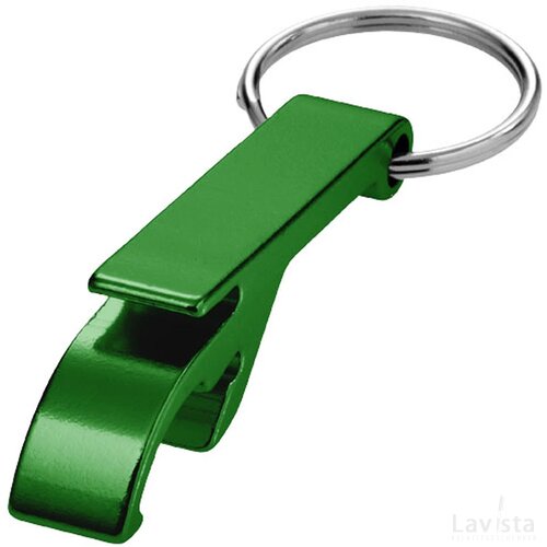 Sleutelhanger met fles- en blikopener Groen