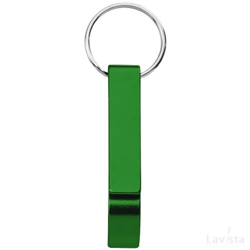 Sleutelhanger met fles- en blikopener Groen