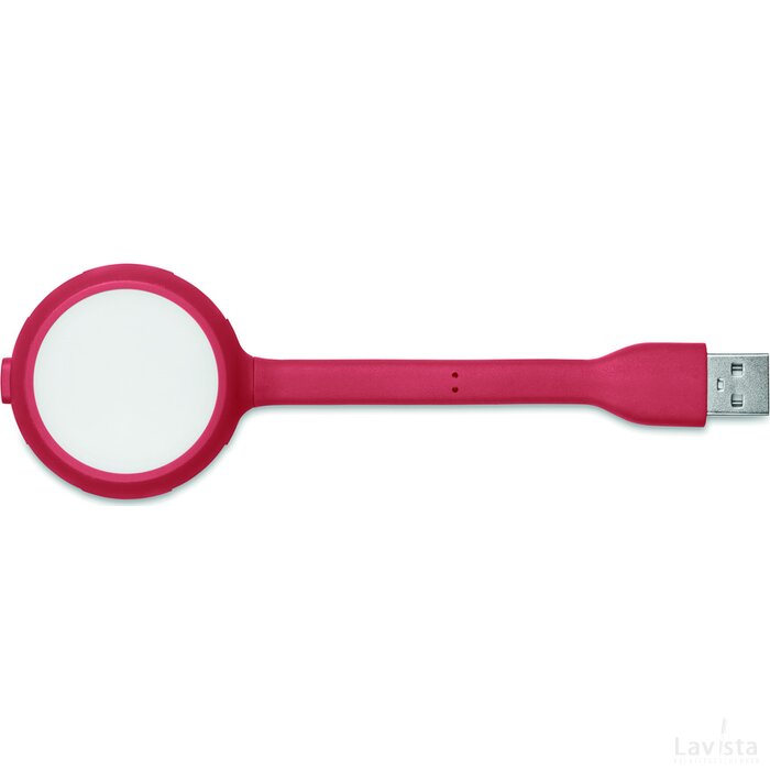 Usb met led lampje Lumihub rood