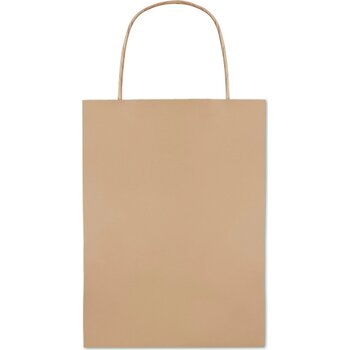 Papieren tas klein 150 gr/m² Paper small beige