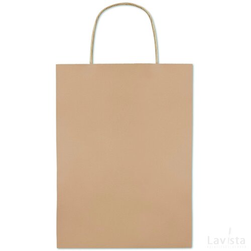 Papieren tas medium 150 gr/m² Paper medium beige