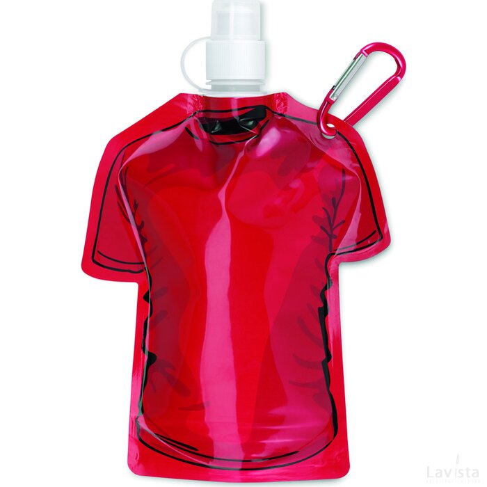 Opvouwbare drinkfles Samy rood