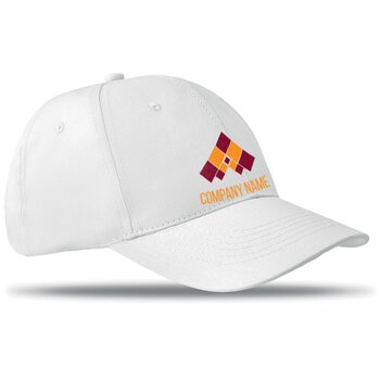Katoenen baseball cap Wit Katoenen baseball cap Wit