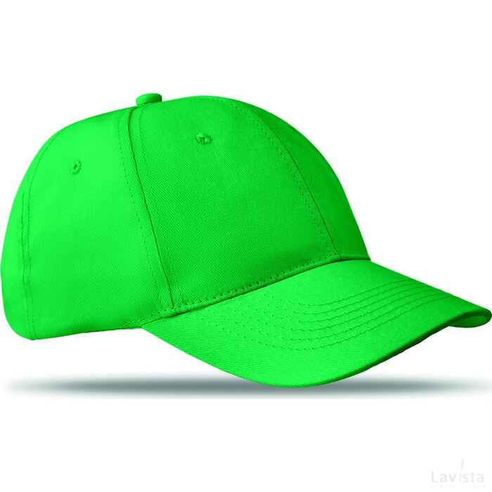 Katoenen baseball cap Basie groen