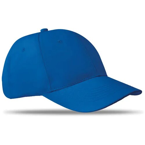 Katoenen baseball cap Kobaltblauw