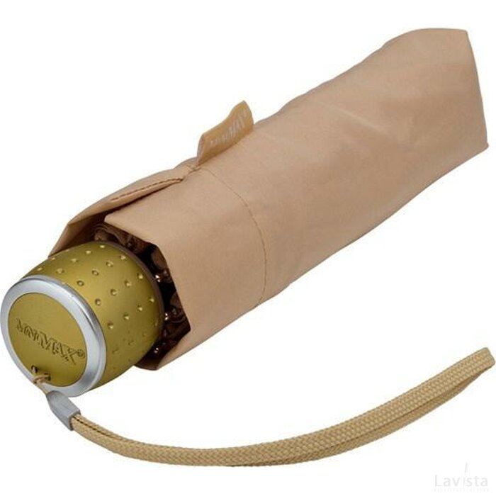 miniMAX® opvouwbare paraplu, windproof beige