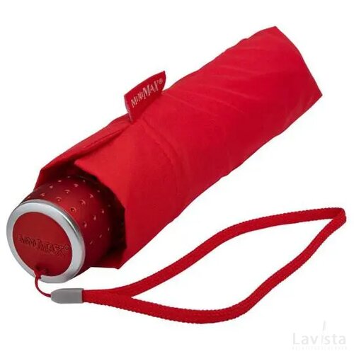miniMAX® opvouwbare paraplu, windproof rood