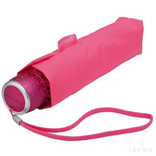 miniMAX® opvouwbare paraplu, windproof roze