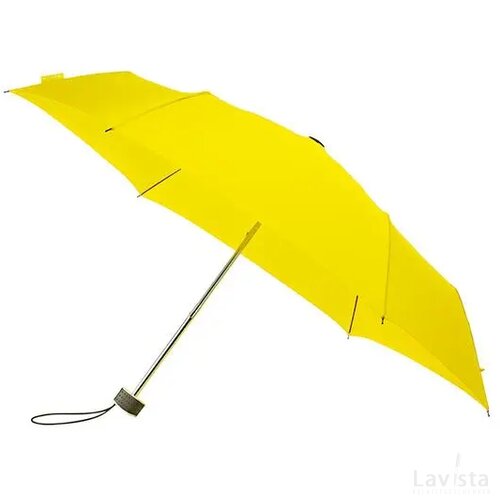 miniMAX® platte opvouwbare paraplu, windproof geel