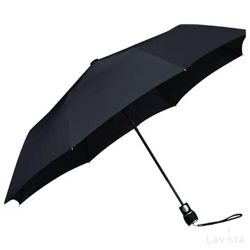 miniMAX® opvouwbare paraplu, automaat, windproof zwart