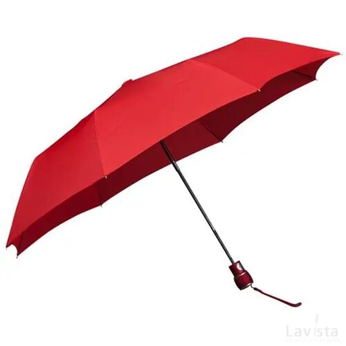 miniMAX® opvouwbare paraplu, automaat, windproof rood