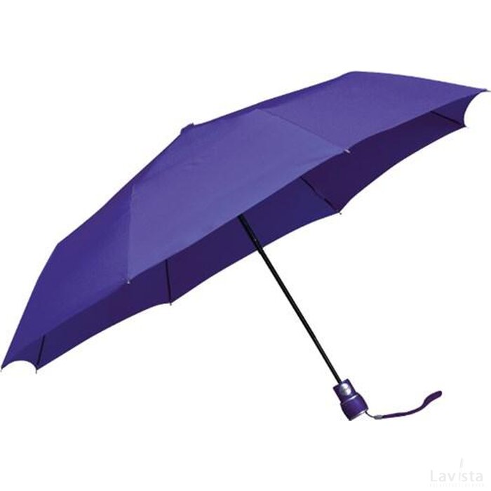 miniMAX® opvouwbare paraplu, automaat, windproof paars