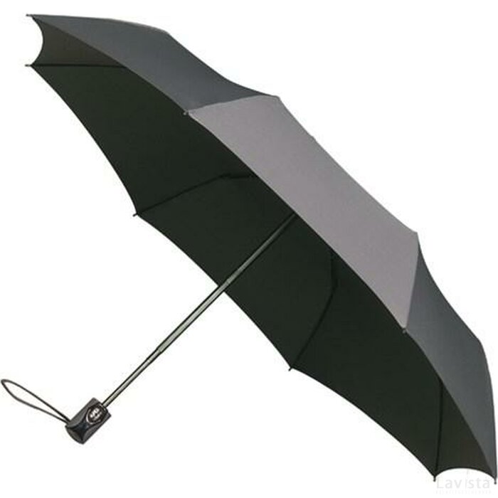 miniMAX® opvouwbare paraplu auto open + close grijs