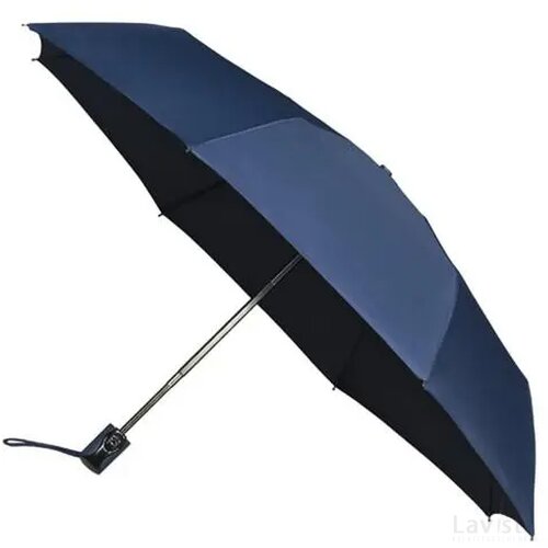 miniMAX® opvouwbare paraplu auto open + close blauw