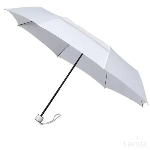 miniMAX® opvouwbare paraplu, ECO, windproof wit