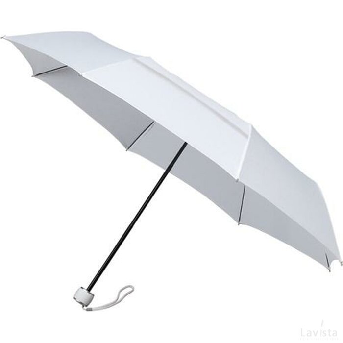 miniMAX® opvouwbare paraplu, ECO, windproof wit