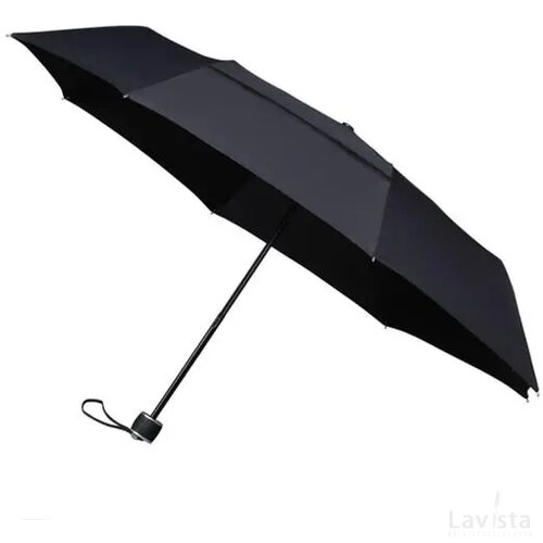 miniMAX® opvouwbare paraplu, ECO, windproof zwart