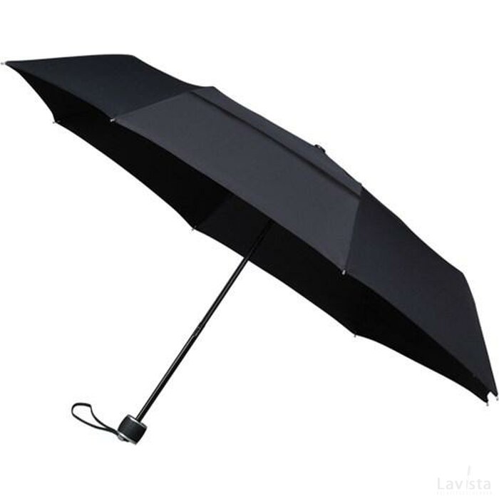 miniMAX® opvouwbare paraplu, ECO, windproof zwart