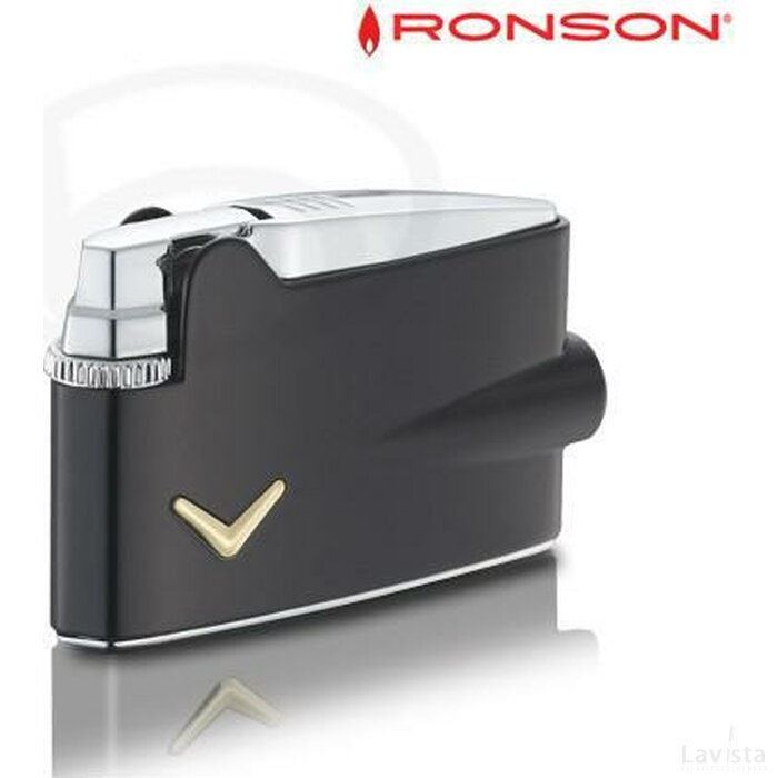 Ronson Mini Varaflame - Black Lacquer