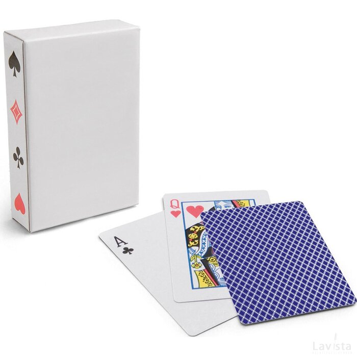 Cartes Pakje Van 54 Speelkaarten Blauw