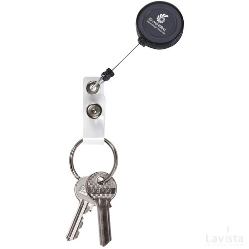 Badgeclip Badgehouder Transparant Zwart