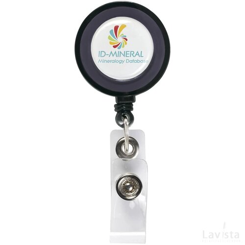 Badgeclip Badgehouder Transparant Zwart