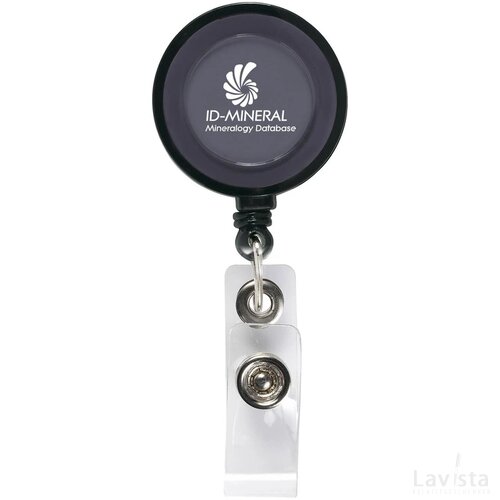 Badgeclip Badgehouder Transparant Zwart
