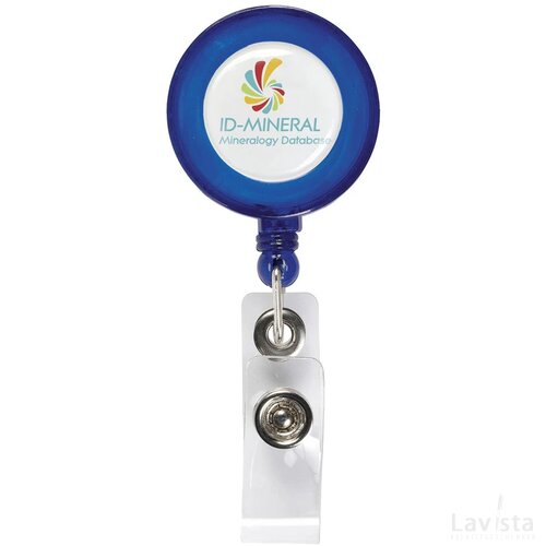 Badgeclip Badgehouder Transparant Blauw
