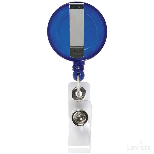 Badgeclip Badgehouder Transparant Blauw