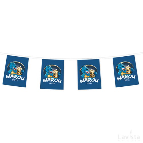 Vlaggenlijn papier 300 g/m2 kleine oplage