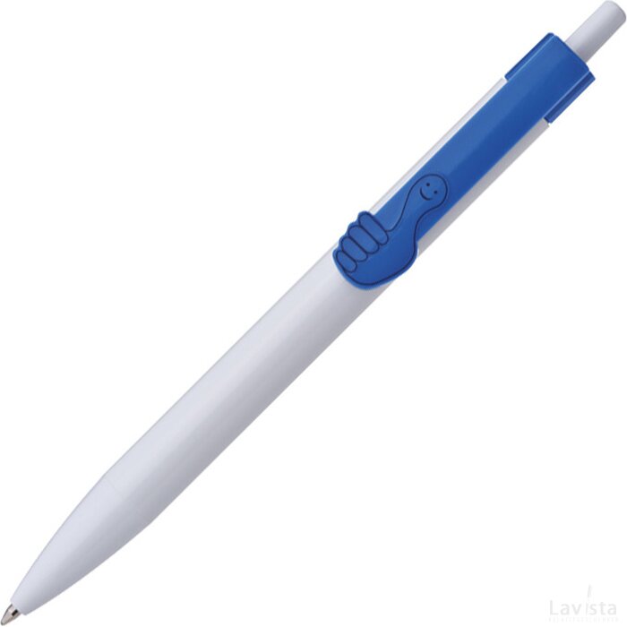 Pen met Hand 2D Dame blauw