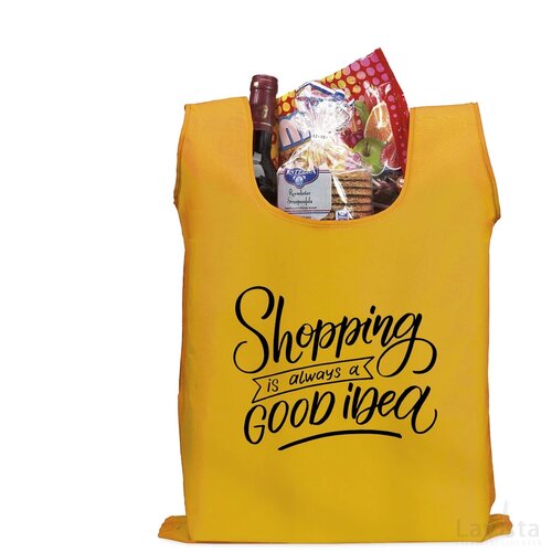 Shop Easy Opvouwbare Winkeltas Geel