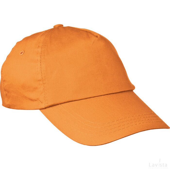 Katoenen baseballcap Neunburg oranje
