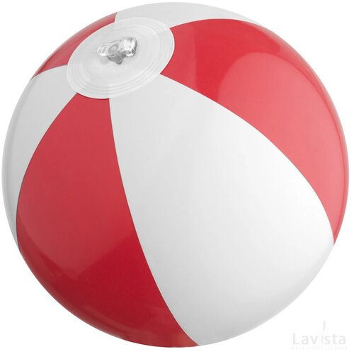 Bicolor strandbal Oldenburg rood